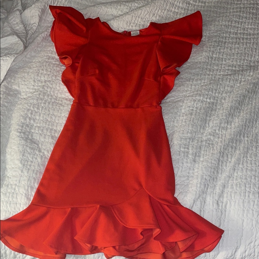 Selfie Leslie Vibrant Red Dress
